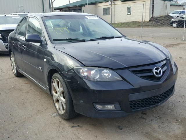 JM1BK323681168663 - 2008 MAZDA 3 S BLACK photo 1