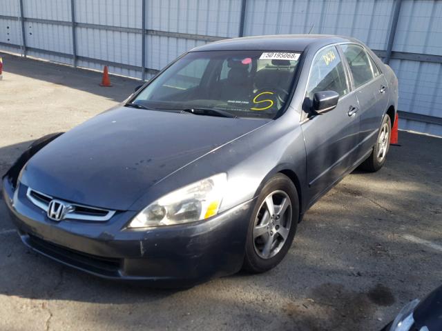 JHMCN36585C014946 - 2005 HONDA ACCORD HYB GRAY photo 2