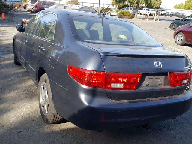 JHMCN36585C014946 - 2005 HONDA ACCORD HYB GRAY photo 3