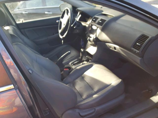 JHMCN36585C014946 - 2005 HONDA ACCORD HYB GRAY photo 5