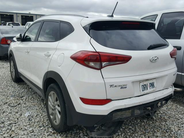 KM8J33A26HU302521 - 2017 HYUNDAI TUCSON LIM WHITE photo 3