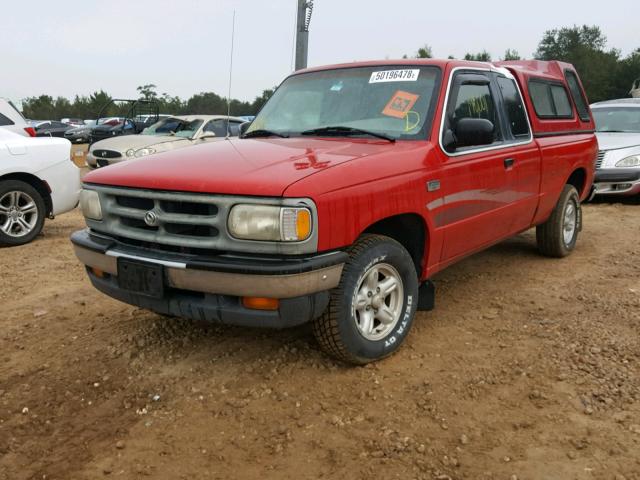 4F4CR16X0VTM03261 - 1997 MAZDA B4000 CAB RED photo 2