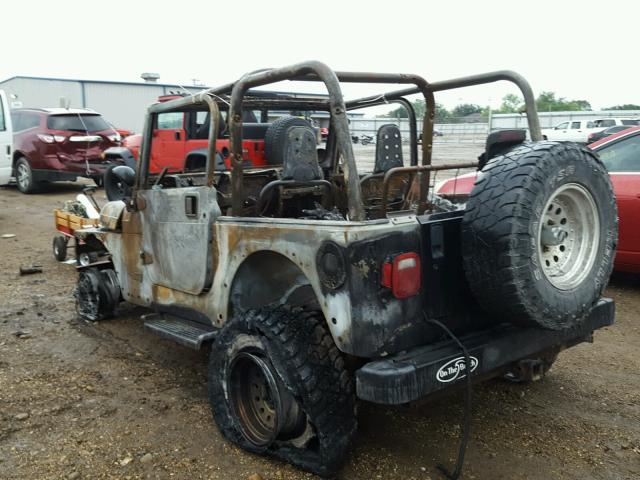 1J4FY29P0WP719175 - 1998 JEEP WRANGLER / BURN photo 3