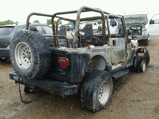 1J4FY29P0WP719175 - 1998 JEEP WRANGLER / BURN photo 4