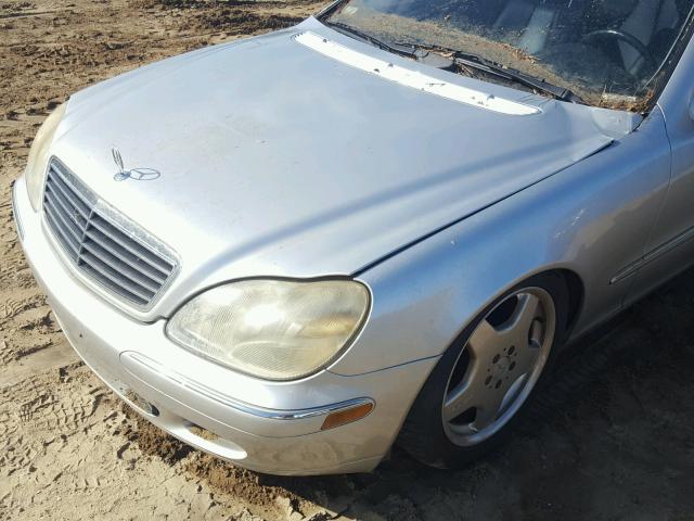 WDBNG70J0YA042420 - 2000 MERCEDES-BENZ S 430 SILVER photo 9