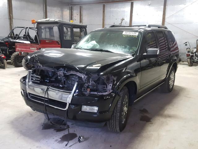 1FMEU7F88AUA53115 - 2010 FORD EXPLORER L BLACK photo 2