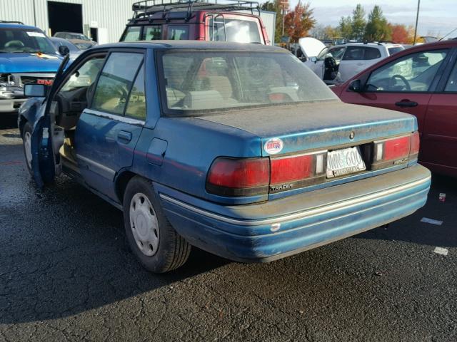 3MASM10J0SR628185 - 1995 MERCURY TRACER BAS GREEN photo 3