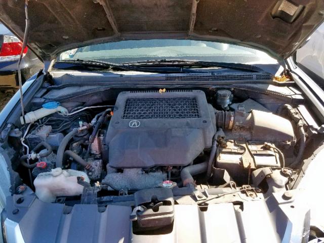 5J8TB18577A017445 - 2007 ACURA RDX TECHNO GRAY photo 7