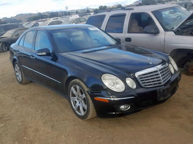 WDBUF56X87B015473 - 2007 MERCEDES-BENZ E 350 BLACK photo 1