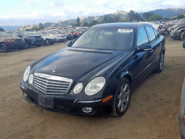 WDBUF56X87B015473 - 2007 MERCEDES-BENZ E 350 BLACK photo 2