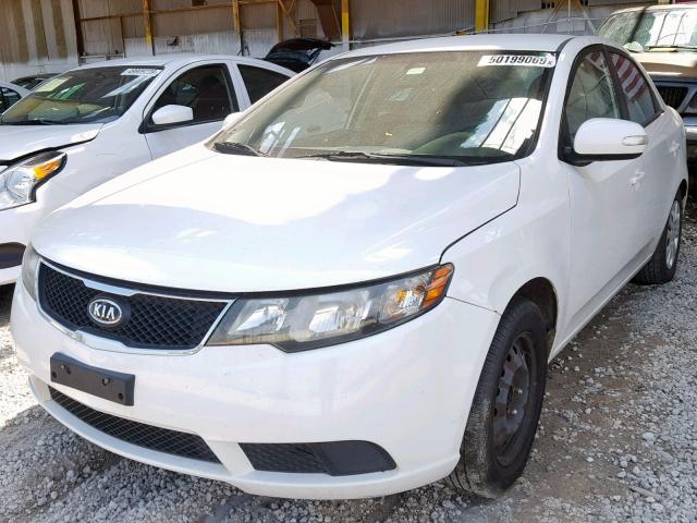 KNAFU4A26A5233050 - 2010 KIA FORTE EX WHITE photo 2