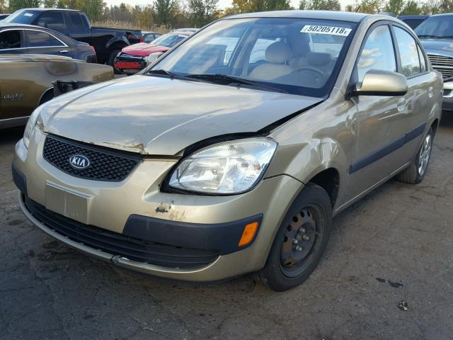 KNADE223696455321 - 2009 KIA RIO BASE TAN photo 2