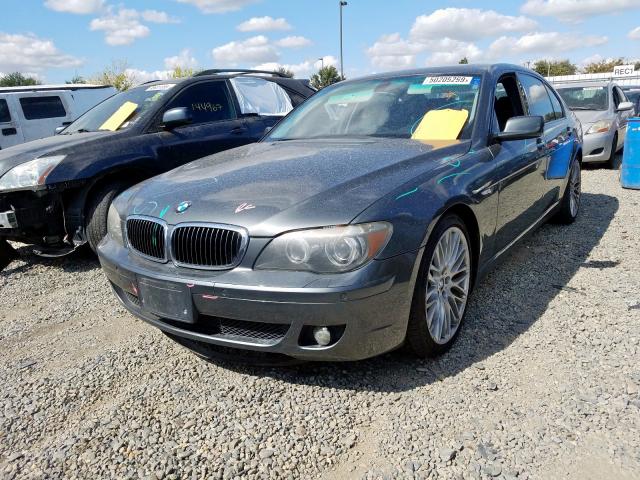 WBAHN83577DT71358 - 2007 BMW 750 GRAY photo 2