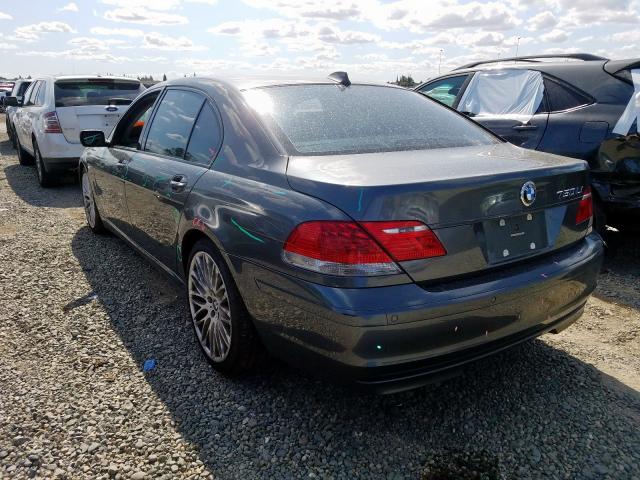 WBAHN83577DT71358 - 2007 BMW 750 GRAY photo 3