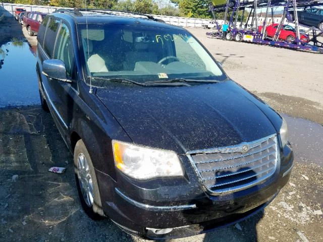 2A8HR64X28R689066 - 2008 CHRYSLER TOWN & COU BLACK photo 1