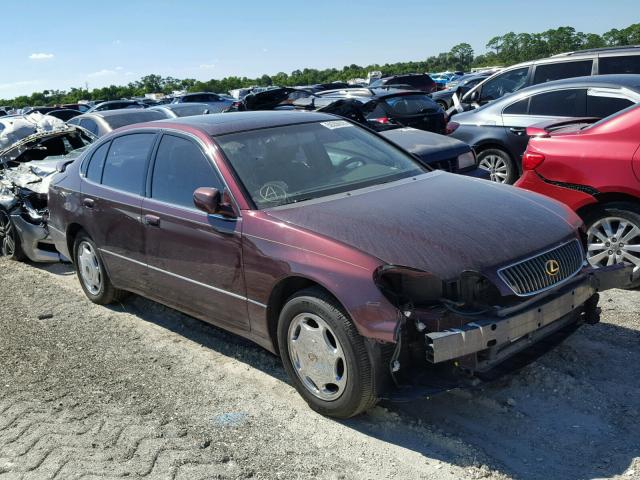 JT8BD69S220169779 - 2002 LEXUS GS 300 MAROON photo 1