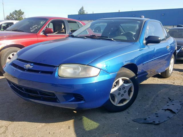 1G1JC12F747341422 - 2004 CHEVROLET CAVALIER BLUE photo 2