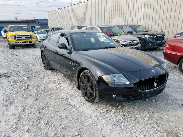 ZAM39JKA2B0059497 - 2011 MASERATI QUATTROPOR BLACK photo 1