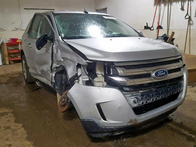 2FMDK4KC3DBC13017 - 2013 FORD EDGE LIMIT SILVER photo 1