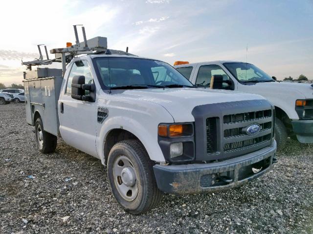 1FDSF30578EC32612 - 2008 FORD F350 SRW S WHITE photo 1