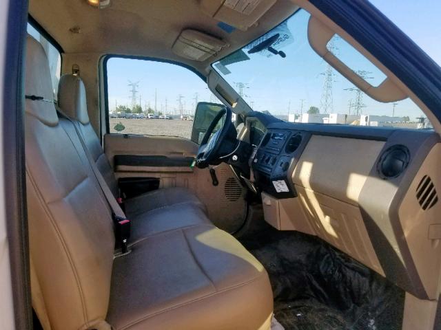 1FDSF30578EC32612 - 2008 FORD F350 SRW S WHITE photo 5