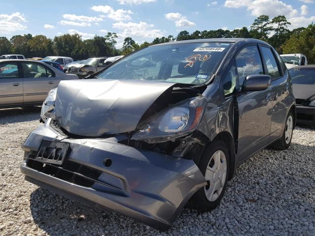 JHMGE8H37DC052466 - 2013 HONDA FIT GRAY photo 2