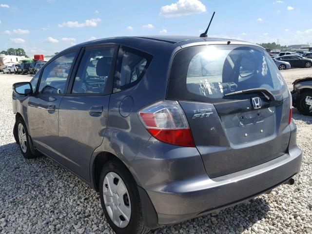 JHMGE8H37DC052466 - 2013 HONDA FIT GRAY photo 3