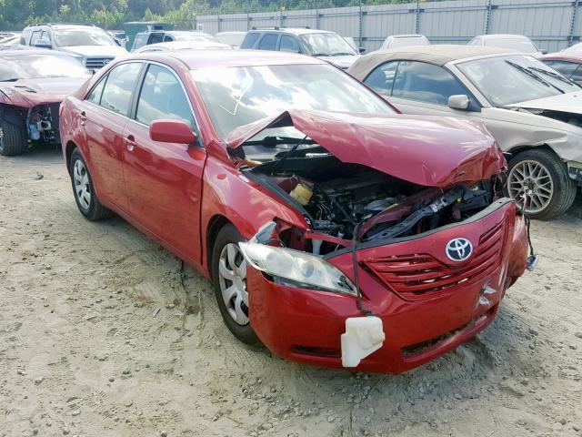 4T1BE46K69U316207 - 2009 TOYOTA CAMRY BASE RED photo 1