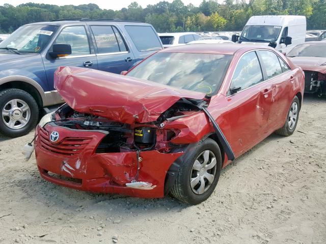 4T1BE46K69U316207 - 2009 TOYOTA CAMRY BASE RED photo 2