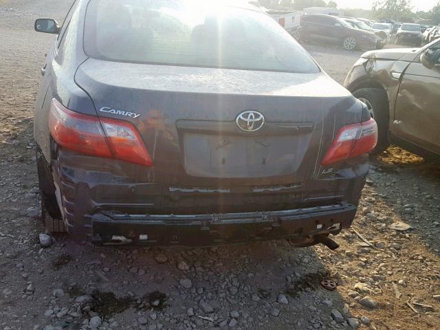 4T4BE46K89R094680 - 2009 TOYOTA CAMRY BASE GRAY photo 9