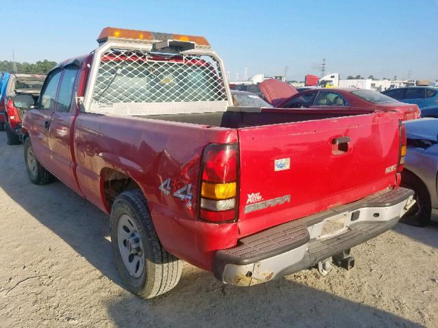 1GTEK19B76Z244257 - 2006 GMC NEW SIERRA RED photo 3