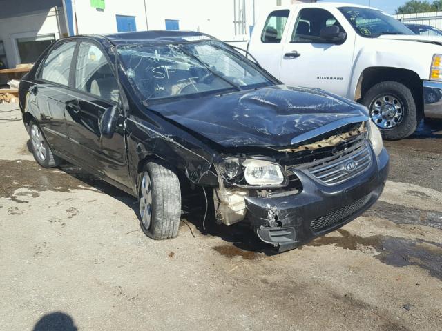 KNAFE221095595880 - 2009 KIA SPECTRA EX BLACK photo 1