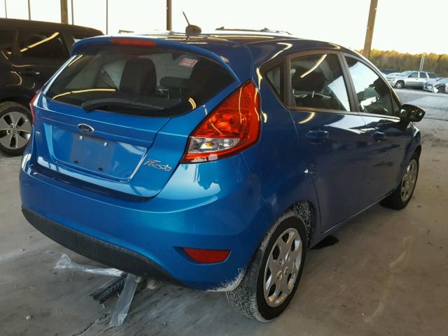 3FADP4EJ5CM153275 - 2012 FORD FIESTA SE BLUE photo 4