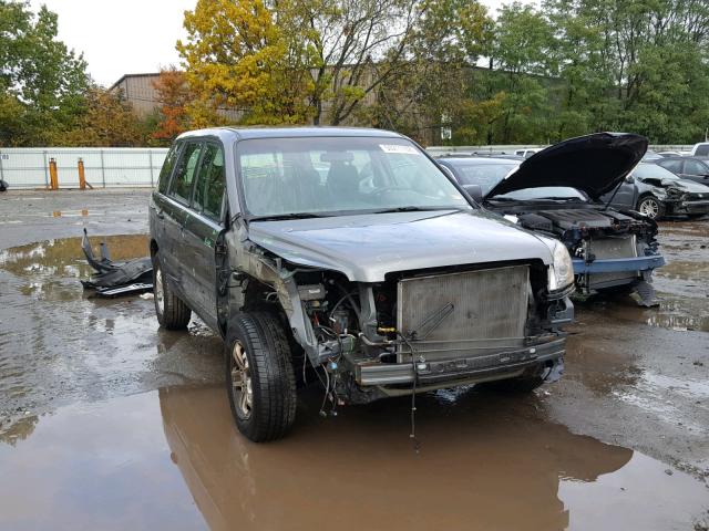 2HKYF18117H530012 - 2007 HONDA PILOT LX GRAY photo 1