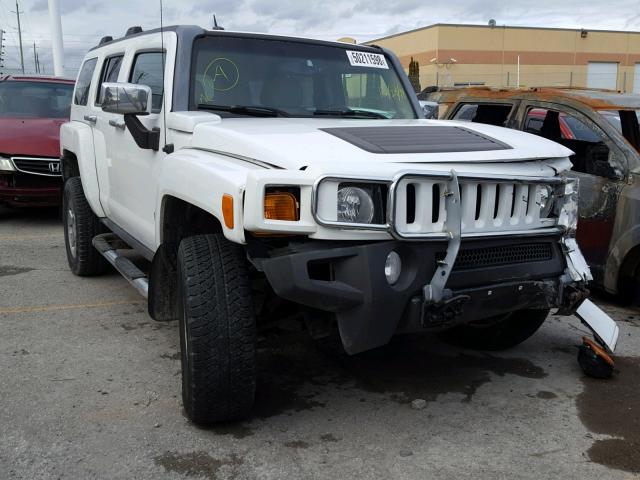 5GTDN13E778167346 - 2007 HUMMER H3 WHITE photo 1