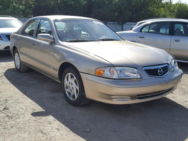 1YVGF22C8Y5128964 - 2000 MAZDA 626 ES BEIGE photo 1