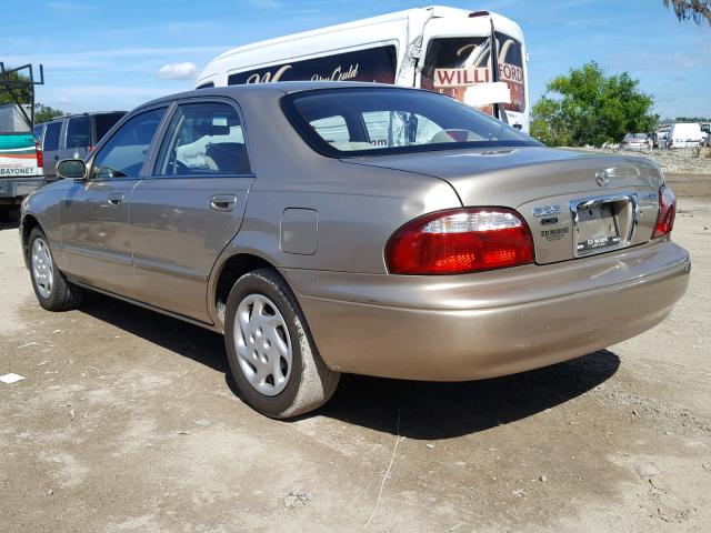 1YVGF22C8Y5128964 - 2000 MAZDA 626 ES BEIGE photo 3