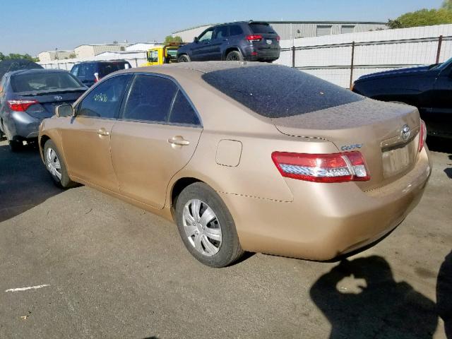 4T1BF3EK4AU031440 - 2010 TOYOTA CAMRY BASE TAN photo 3