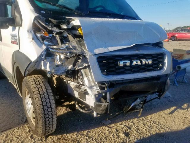 3C6TRVCG0KE509466 - 2019 RAM PROMASTER 白色 照片 9