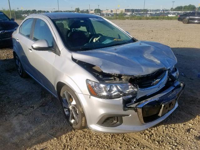 1G1JF5SB1J4125431 - 2018 CHEVROLET SONIC PREM SILVER photo 1