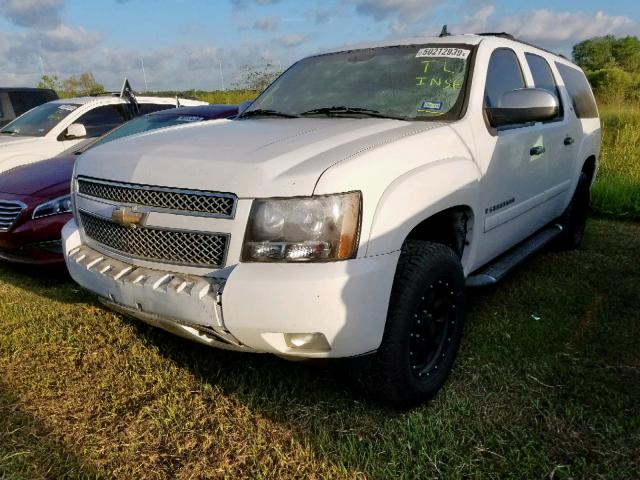 3GNFK16328G290087 - 2008 CHEVROLET SUBURBAN K WHITE photo 2