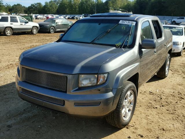 2HJYK16528H520029 - 2008 HONDA RIDGELINE GRAY photo 2