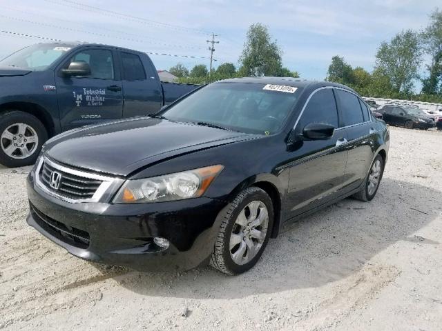 1HGCP36879A049065 - 2009 HONDA ACCORD EXL BLACK photo 2