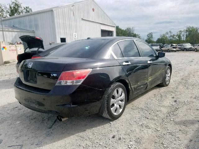 1HGCP36879A049065 - 2009 HONDA ACCORD EXL BLACK photo 4