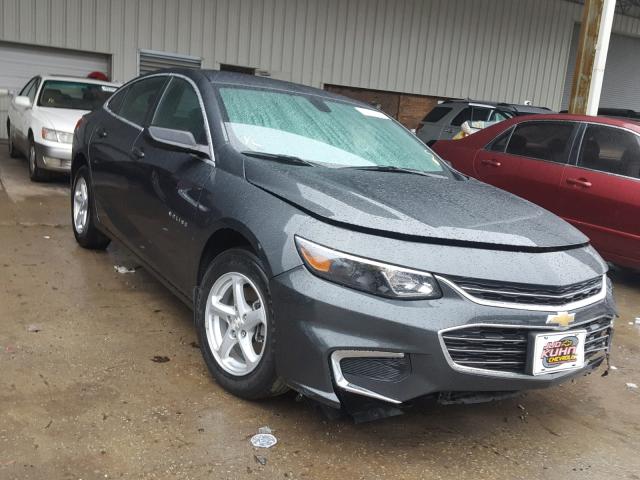 1G1ZB5ST6HF195903 - 2017 CHEVROLET MALIBU LS ნაცრისფერი ფოტო 1