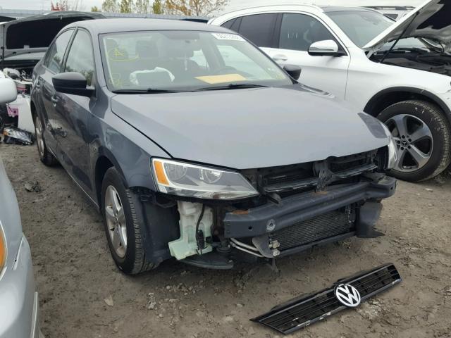 3VW2K7AJ1DM455104 - 2013 VOLKSWAGEN JETTA BASE BLACK photo 1