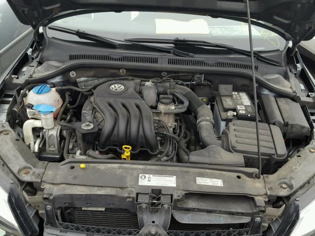 3VW2K7AJ1DM455104 - 2013 VOLKSWAGEN JETTA BASE BLACK photo 7