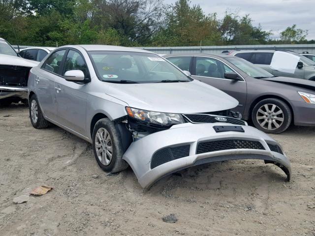 KNAFU4A29C5499505 - 2012 KIA FORTE EX SILVER photo 1