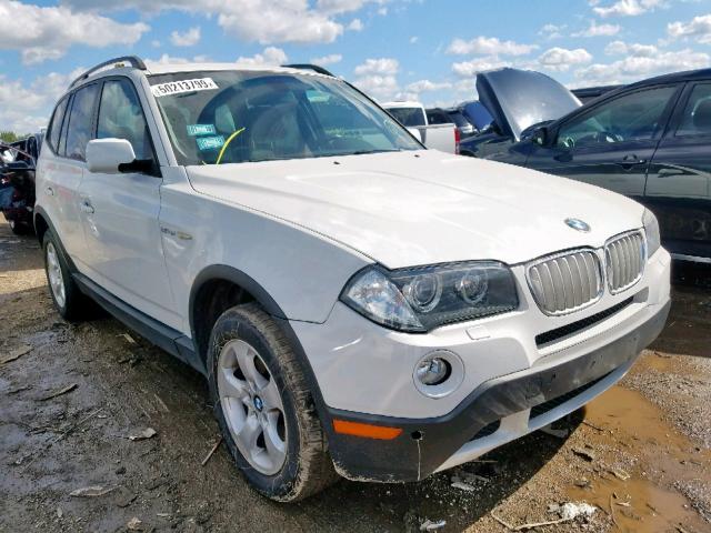 WBXPC93498WJ04250 - 2008 BMW X3 3.0SI WHITE photo 1