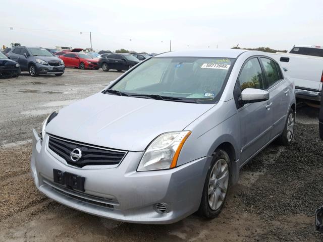 3N1AB6AP7AL631090 - 2010 NISSAN SENTRA 2.0 SILVER photo 2